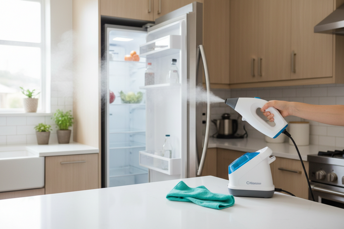How to Steam Clean Refrigerator Seals and Handles With the Steamira Pro Steam Cleaner2.0