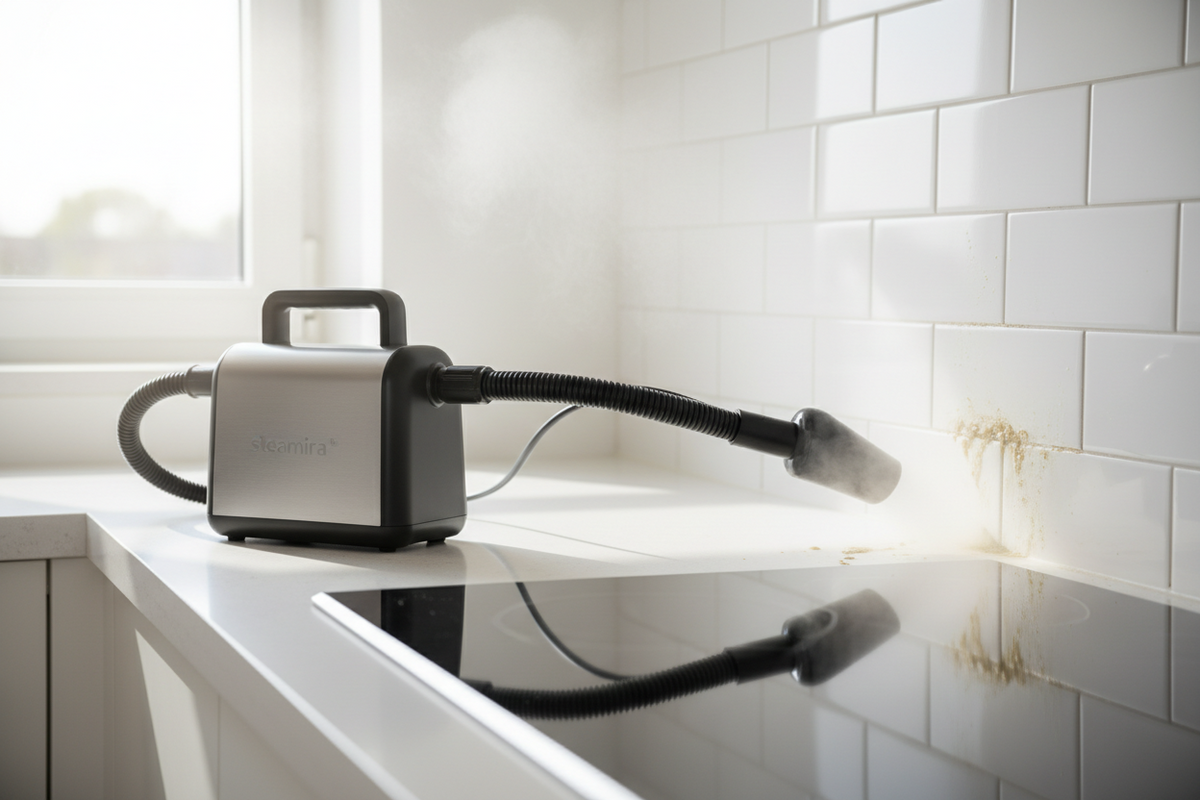 How to Remove Stubborn Kitchen Grease With the Steamira Pro Steam Cleaner 2.0