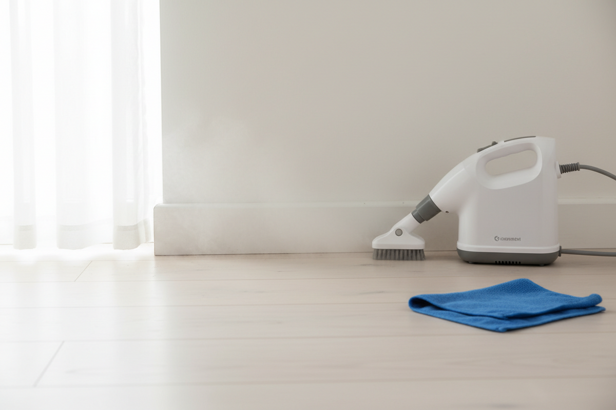 How to Clean Baseboards With a Handheld Steam Cleaner