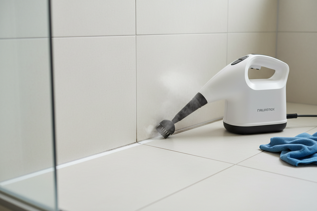 How to Clean Bathroom Grout With a Steam Cleaner