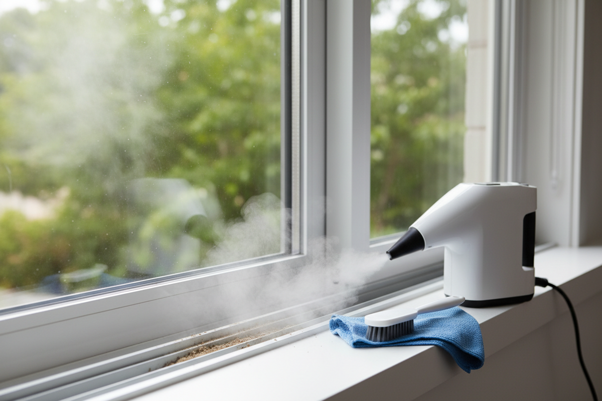 Window Track Cleaning Guide: Easy Steps With a Steam Cleaner